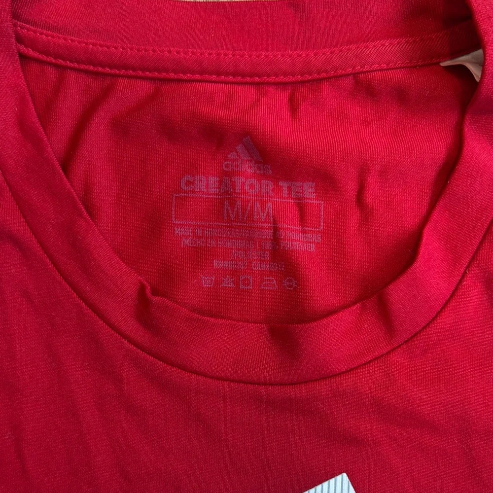Adidas D.C. United MLS Men's Short Sleeve Creator Tee, Power Red, Size Medium - Picture 2 of 10